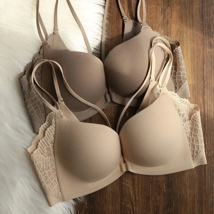 Womens Comfortable Seamless Wire-Free Push-Up Bra