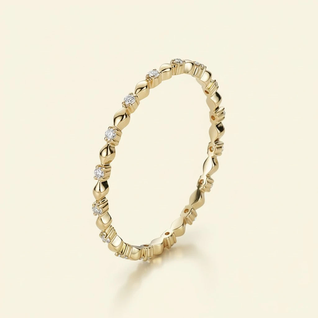 Minimalist Versatile Dainty Ring For Layering