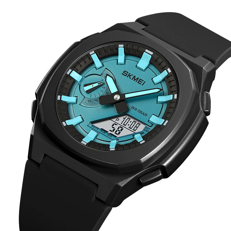 Fashionable Mens Quartz Waterproof Multi-function Chronograph Alarm Digital Watch
