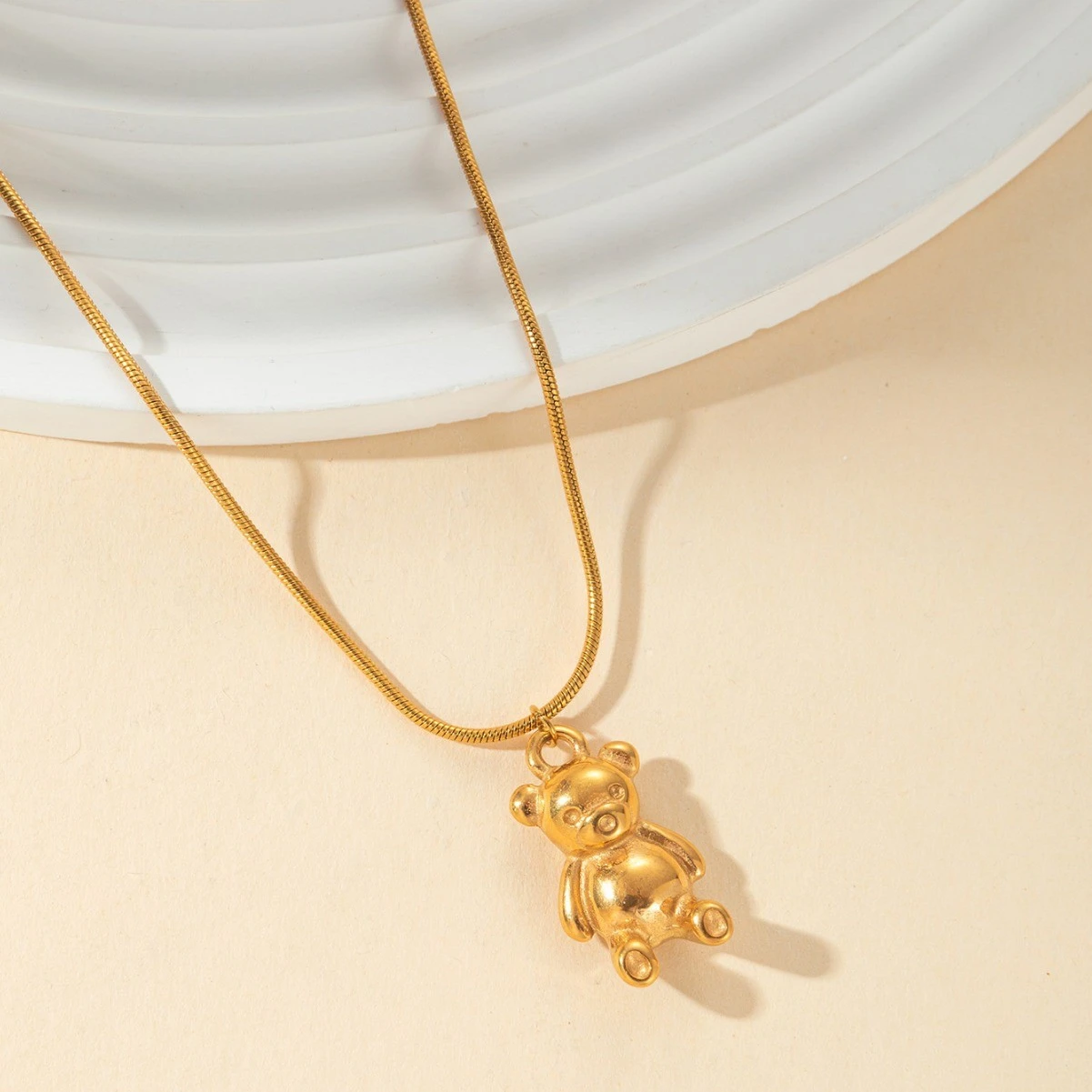 Gold Necklace Jewelry European And American Fashion Instagram-style Titanium Steel