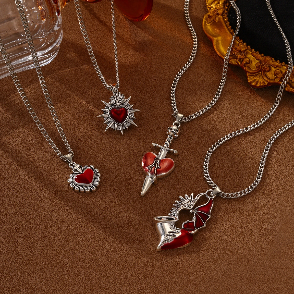 All-Hallows'-Eve Dark Gothic-style Necklace Thats Easy To Style With Any Outfit