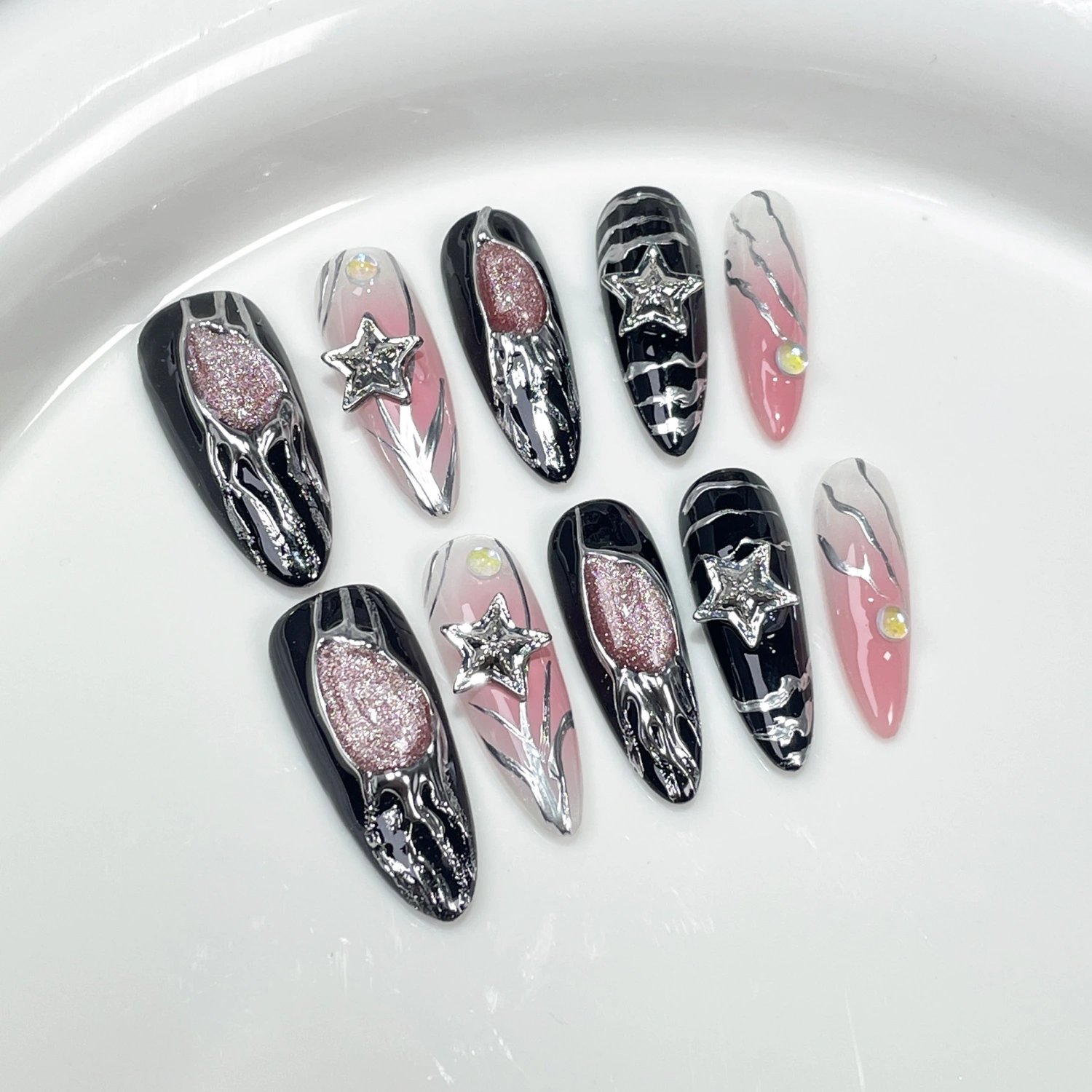 European And American-style Fashionable Nail Stickers That Are Removable