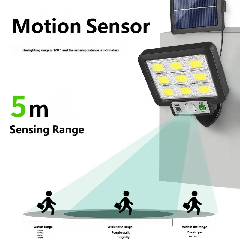 Solar-Powered LED Courtyard Lamp