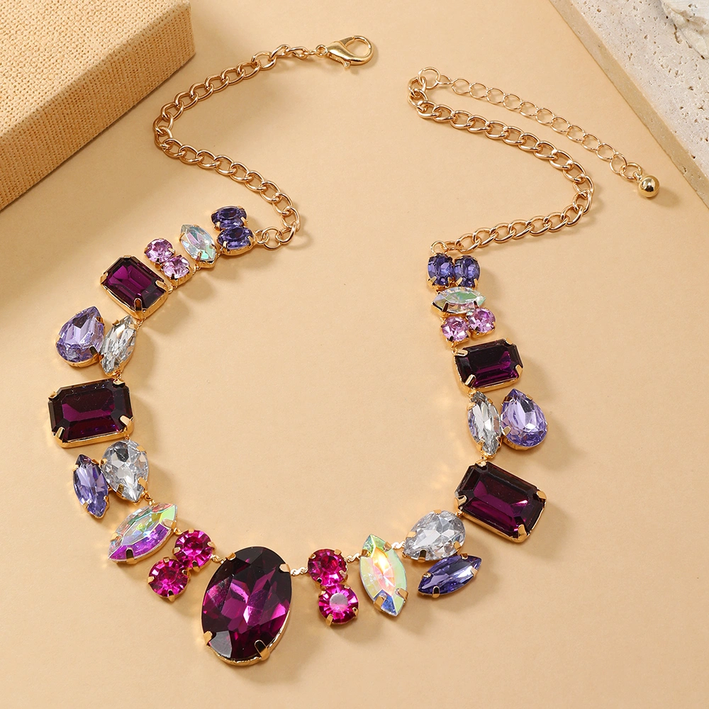 1 Piece Oversized Vintage Statement Necklace Fashionable Versatile Jewelry For Women Daily Wear
