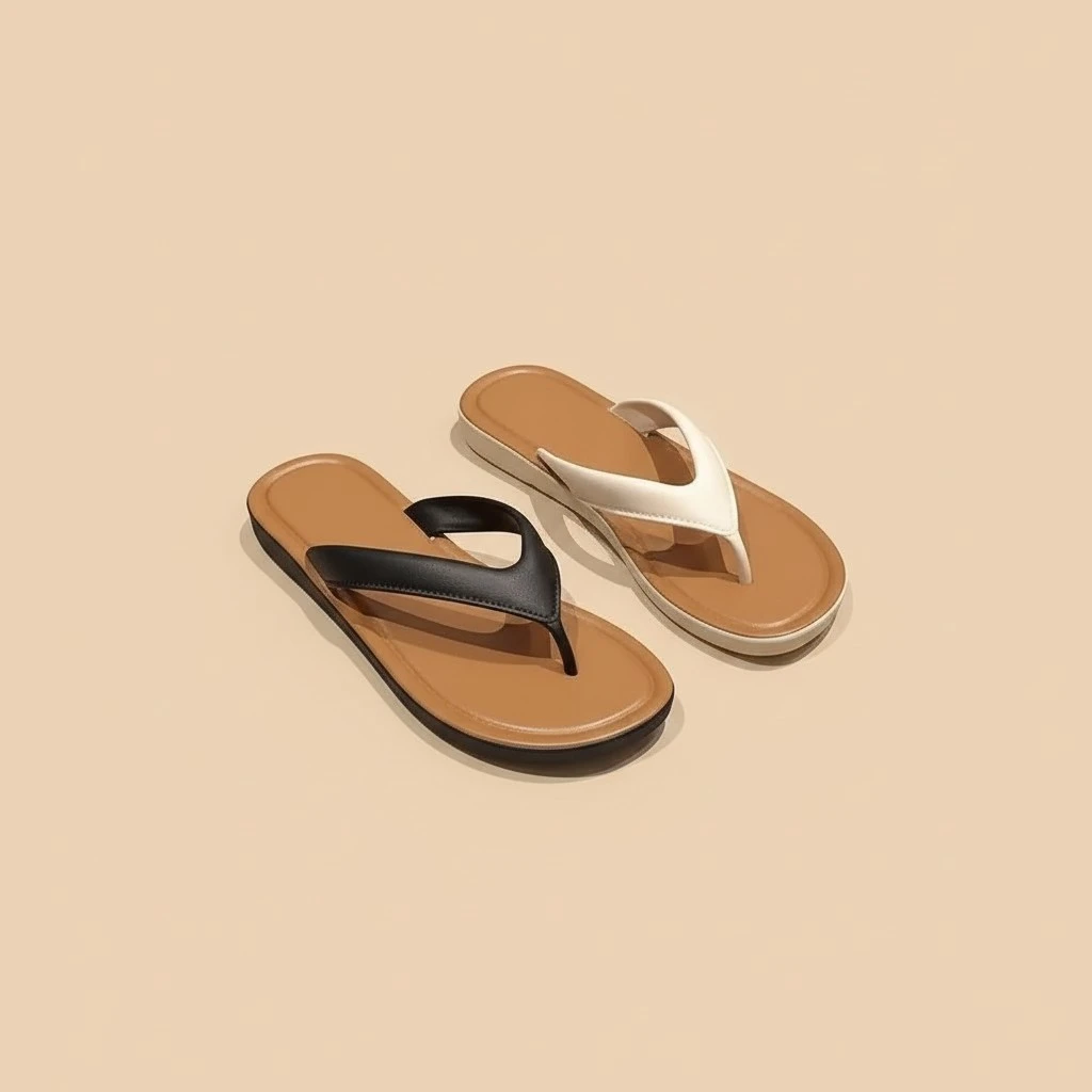Womens StylishVersatile Flip-flops For Outdoor Wear