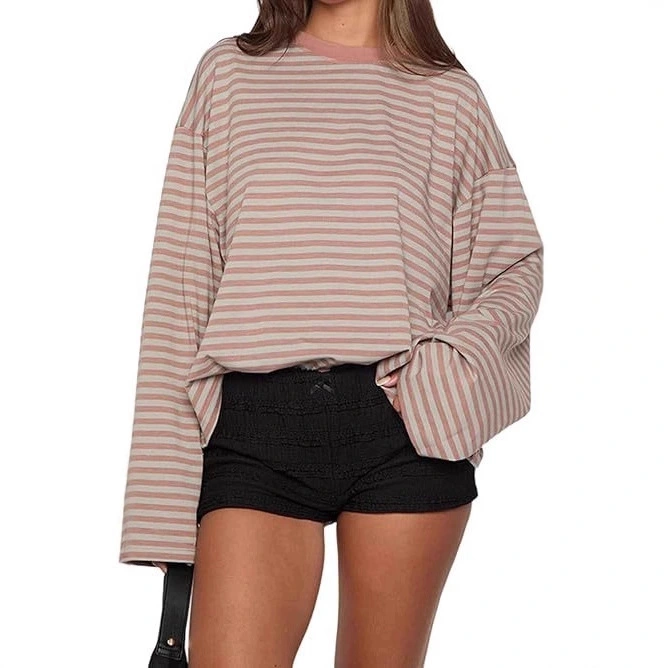 Womens 2025 Early Autumn New Loose Casual Top