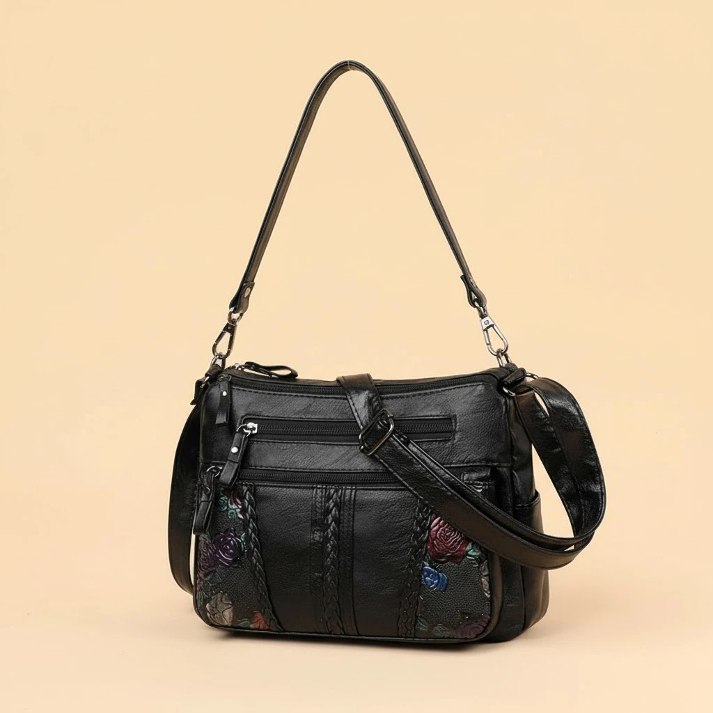 Womens Versatile Minimalist Crossbody Bag With A Large Capacity