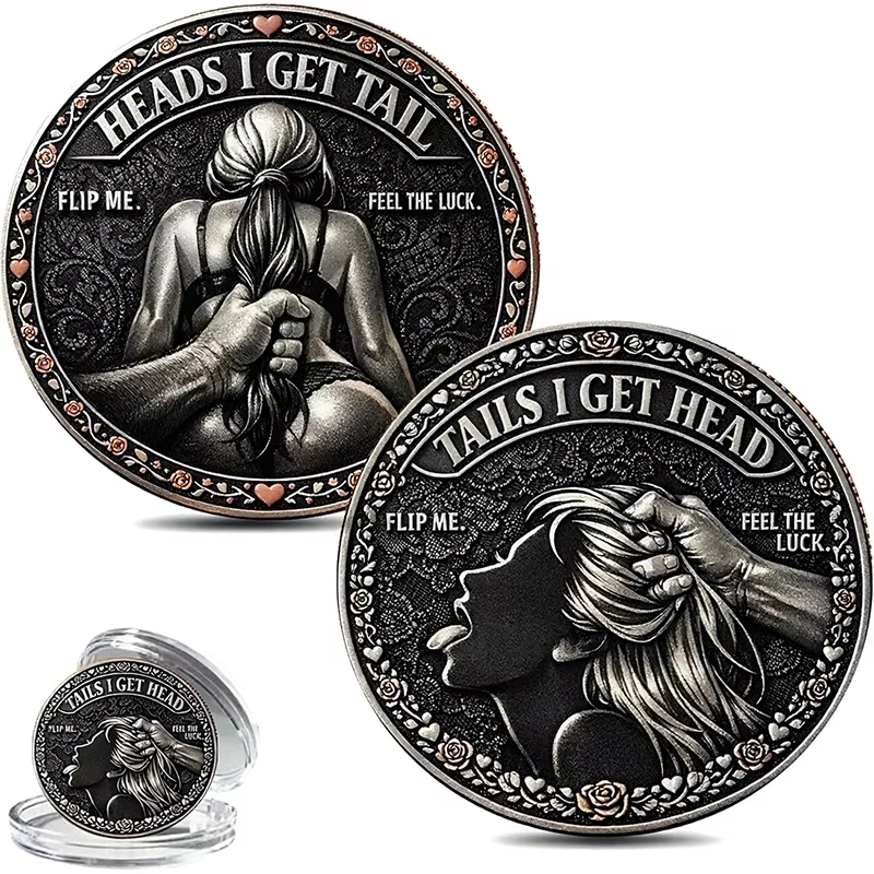 Tails You Get Commemorative Coin A Couples Keepsake For Valentines Day