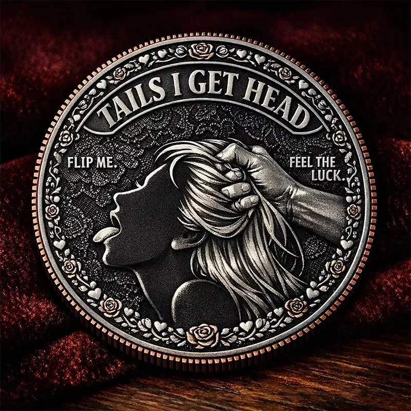 Tails You Get Commemorative Coin A Couples Keepsake For Valentines Day