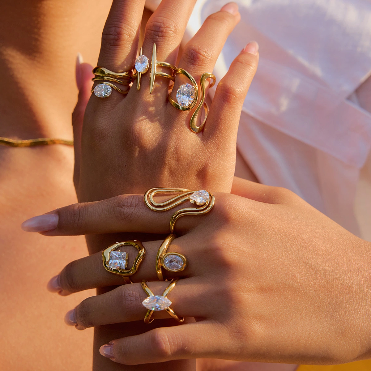 Stainless Steel Ring For Women With A Niche Designer-inspired Look