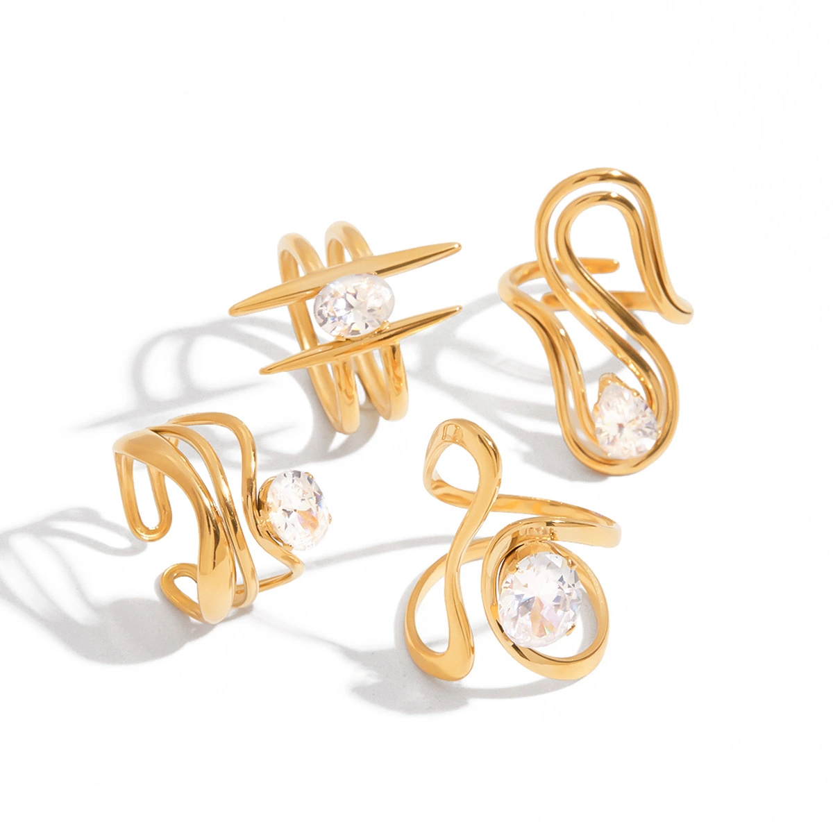 Stainless Steel Ring For Women With A Niche Designer-inspired Look