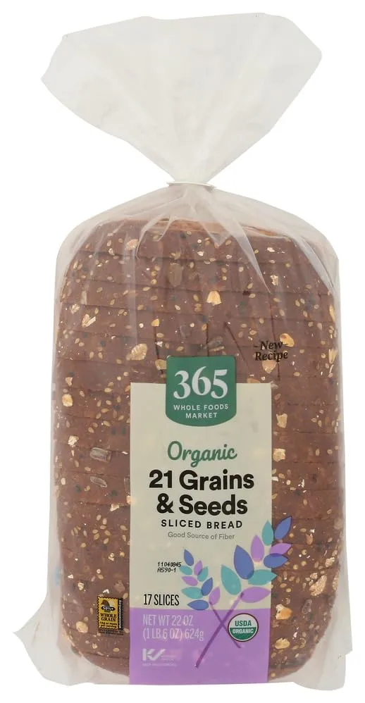 365 by Whole Foods Market Organic Ancient Grains Bread, 22 Ounce