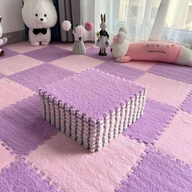 Household Plush Splicing Blocks Thickened Floor Shop Foam Mats