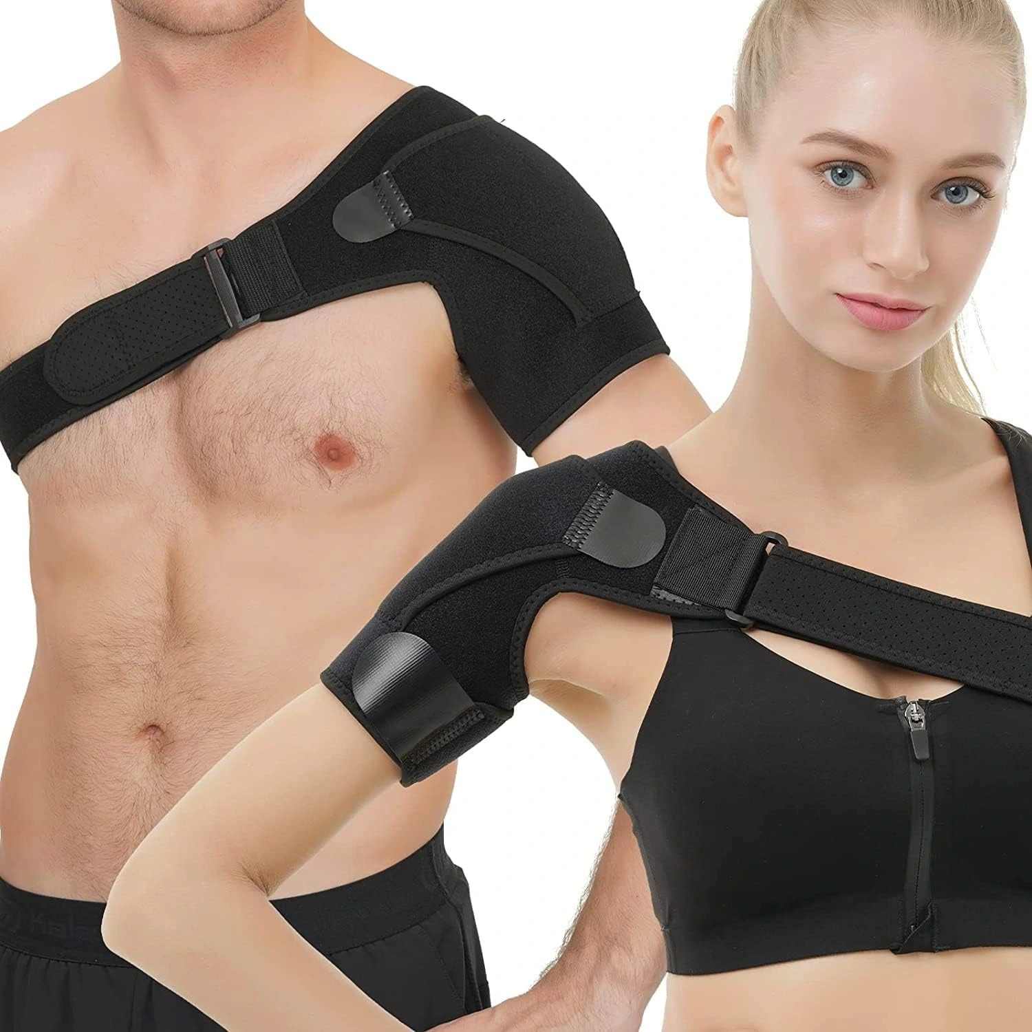 Breathable Adjustable Shoulder Support Strap For Strain Recovery