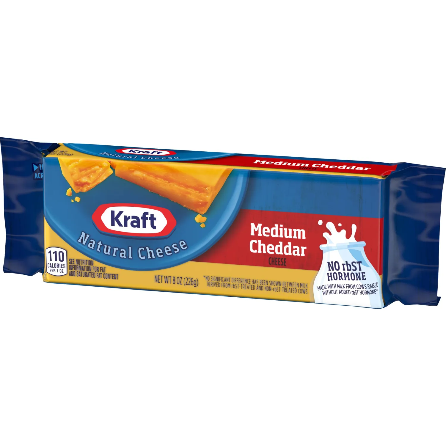 Kraft Natural Medium Cheddar Cheese (8 oz Block)