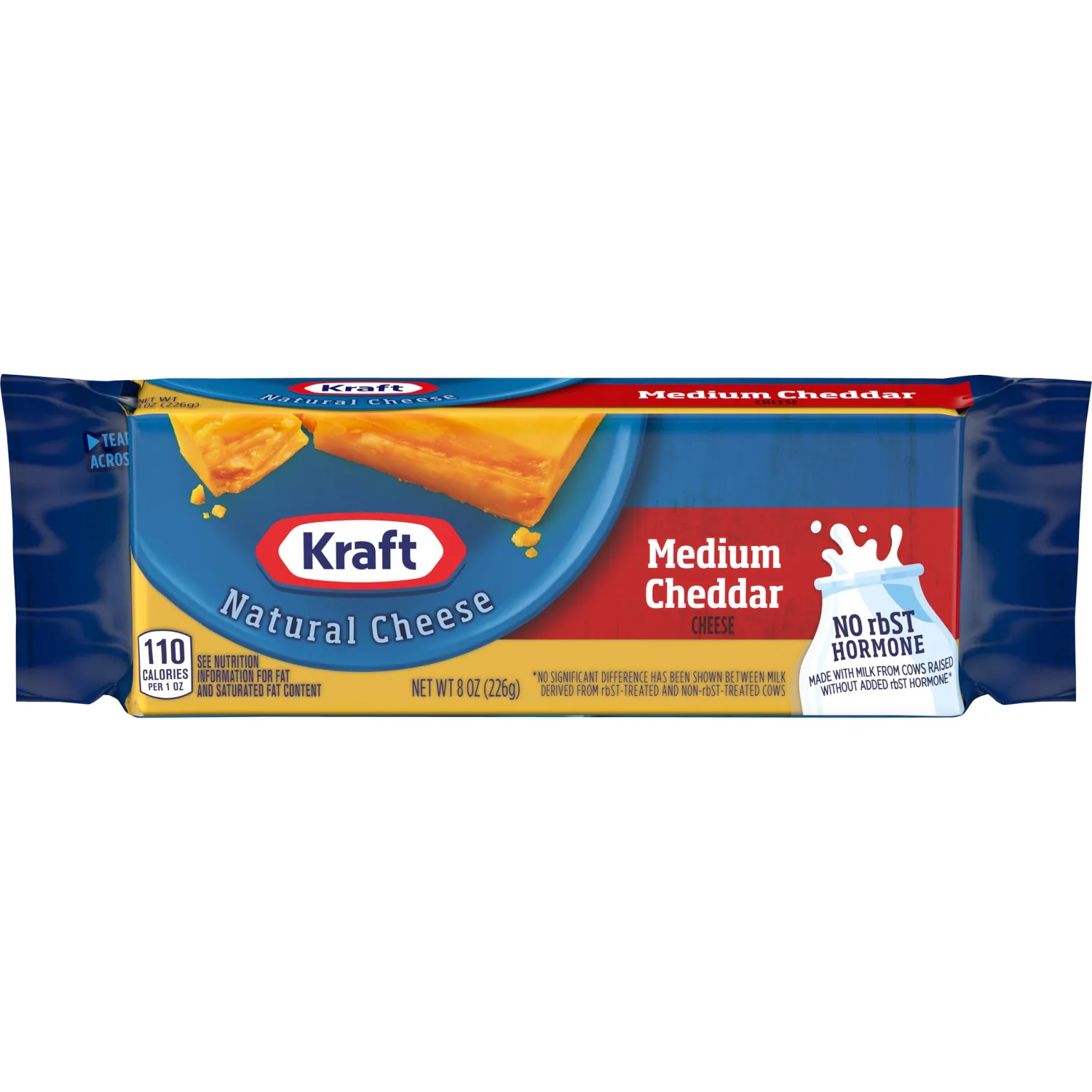 Kraft Natural Medium Cheddar Cheese (8 oz Block)