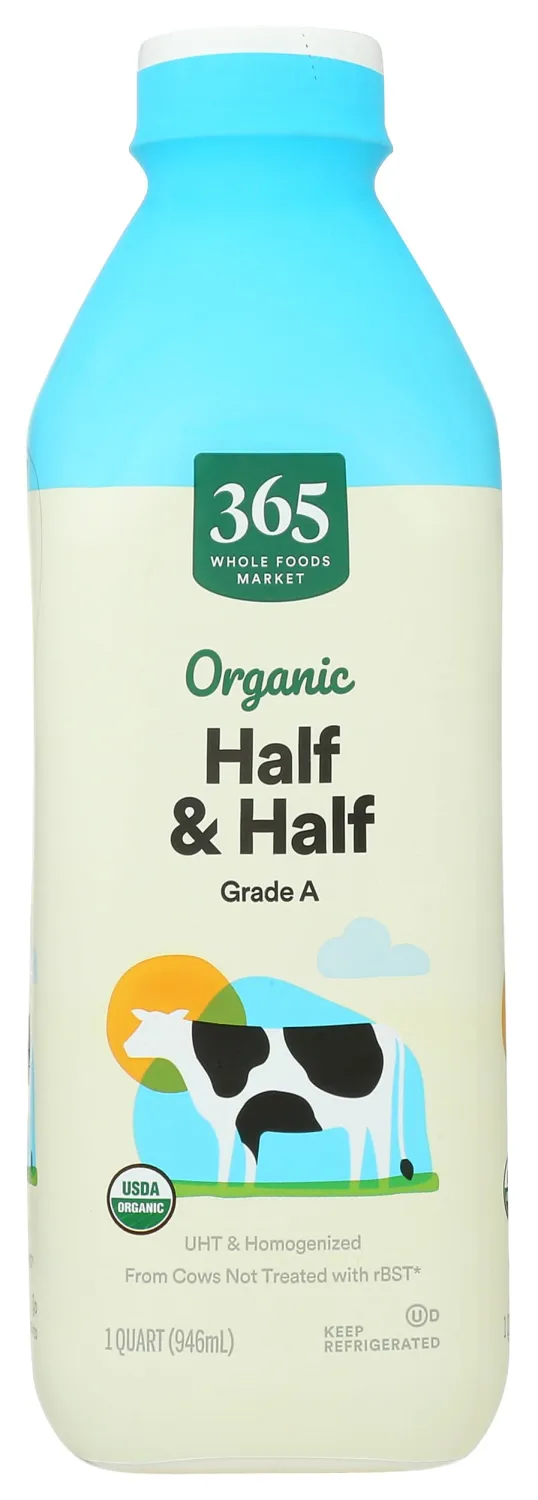365 by Whole Foods Market Organic Half and Half, 1 QT