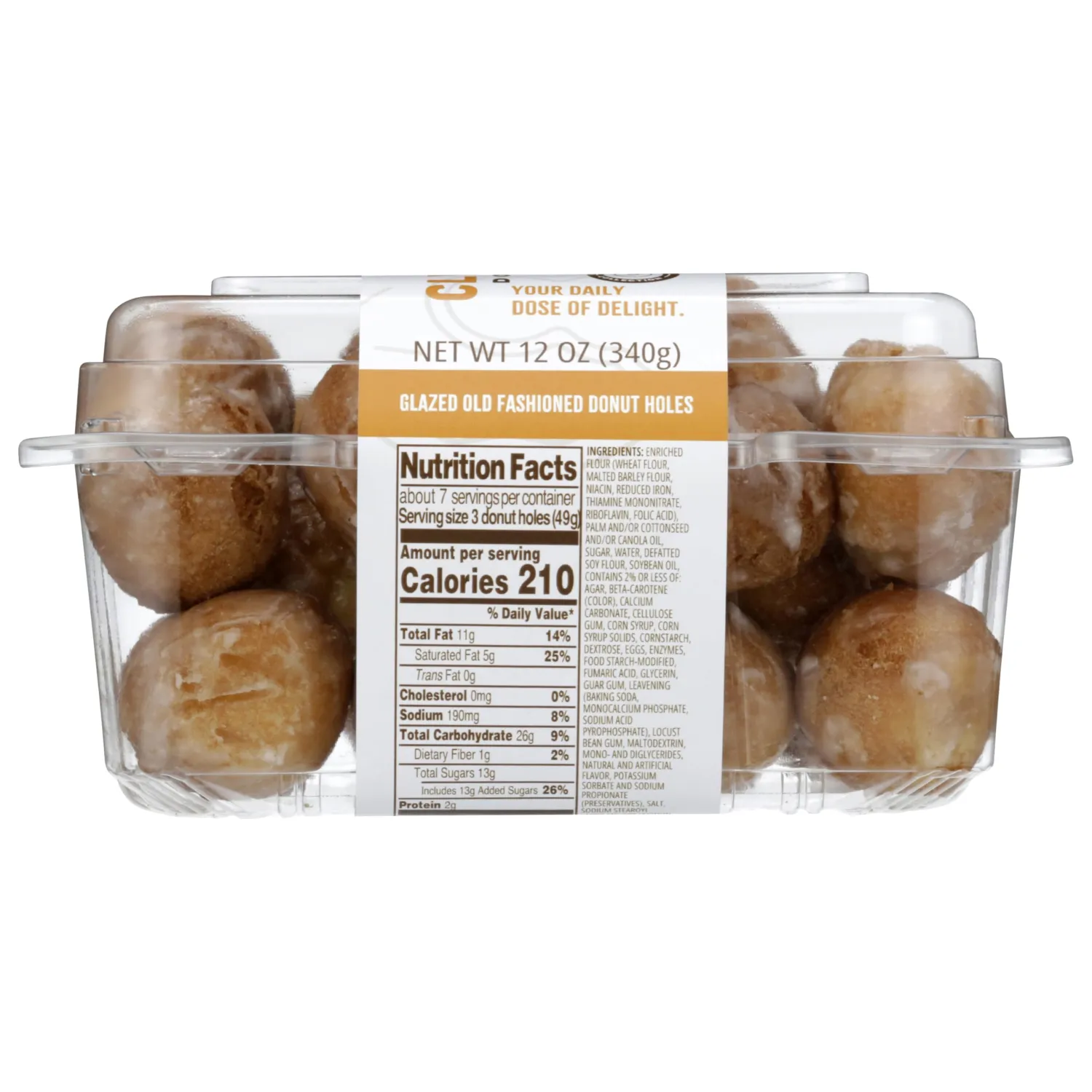 Clyde's Glazed Old Fashioned Donut Holes, Frozen, 24ct