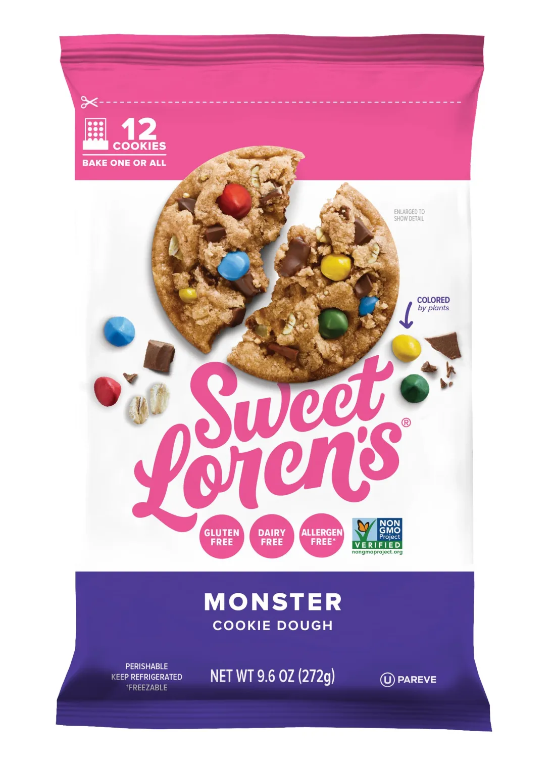 SWEET LORENS Monster Cookie Dough, 9.6 OZ