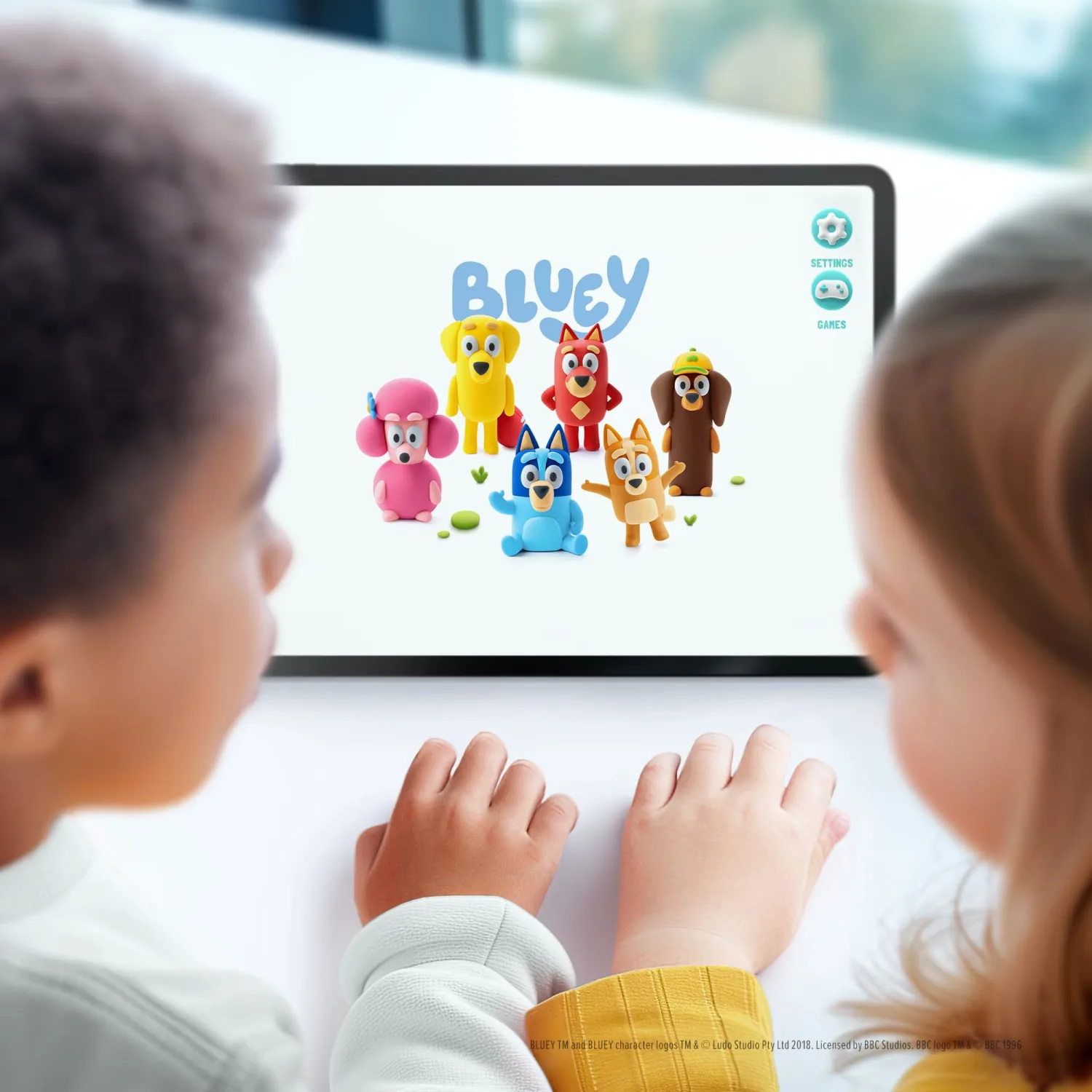 HEY CLAY Bluey & Friends - Air-Drying Clay for Kids - Arts and Crafts Creative Modeling Clay Kit Children Ages 4-8 (Bluey)