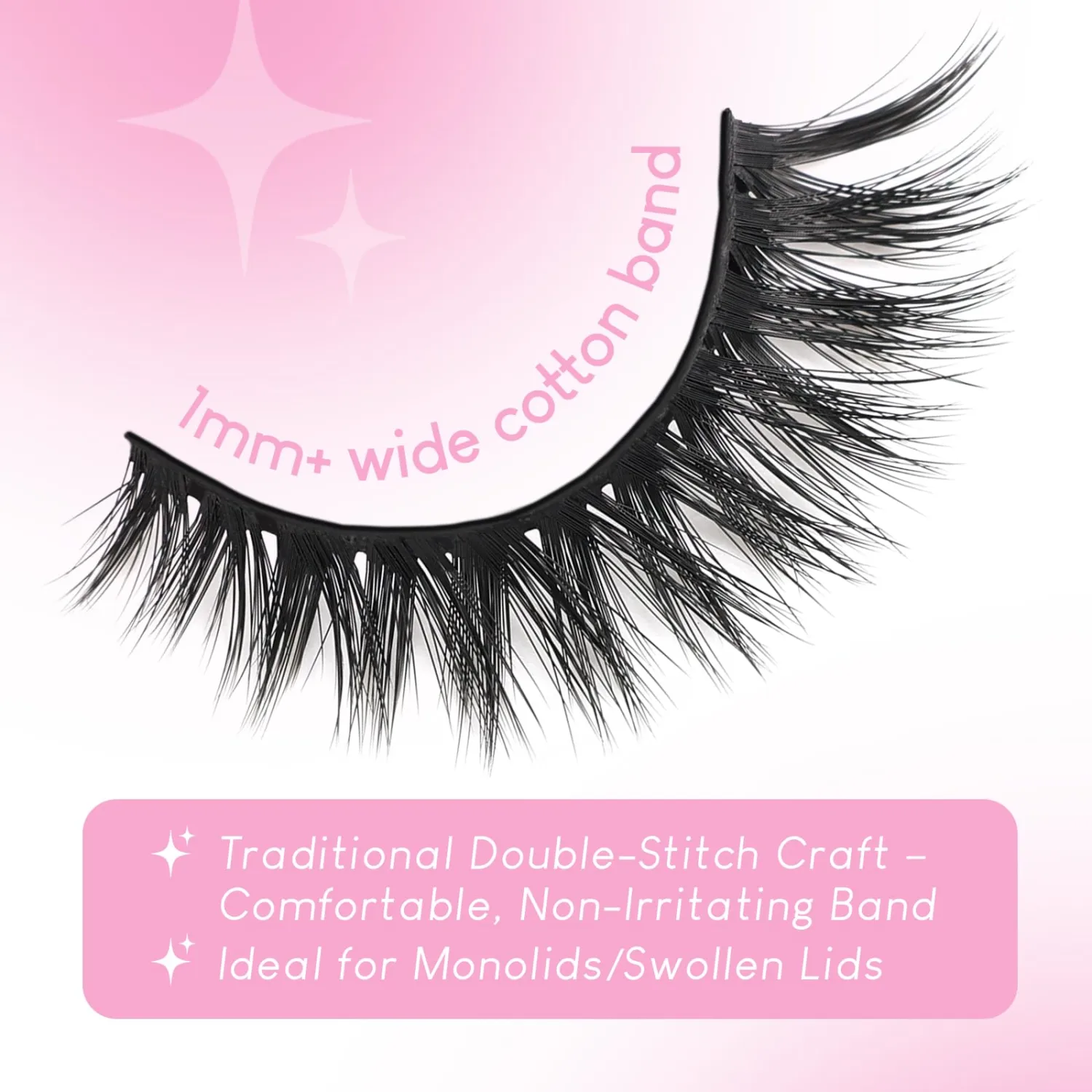 False Eyelashes 20 Pairs Wispy Lashes Faux Mink Lashes 14mm 3D Fluffy Cat Eye Lashes （style 20-061)