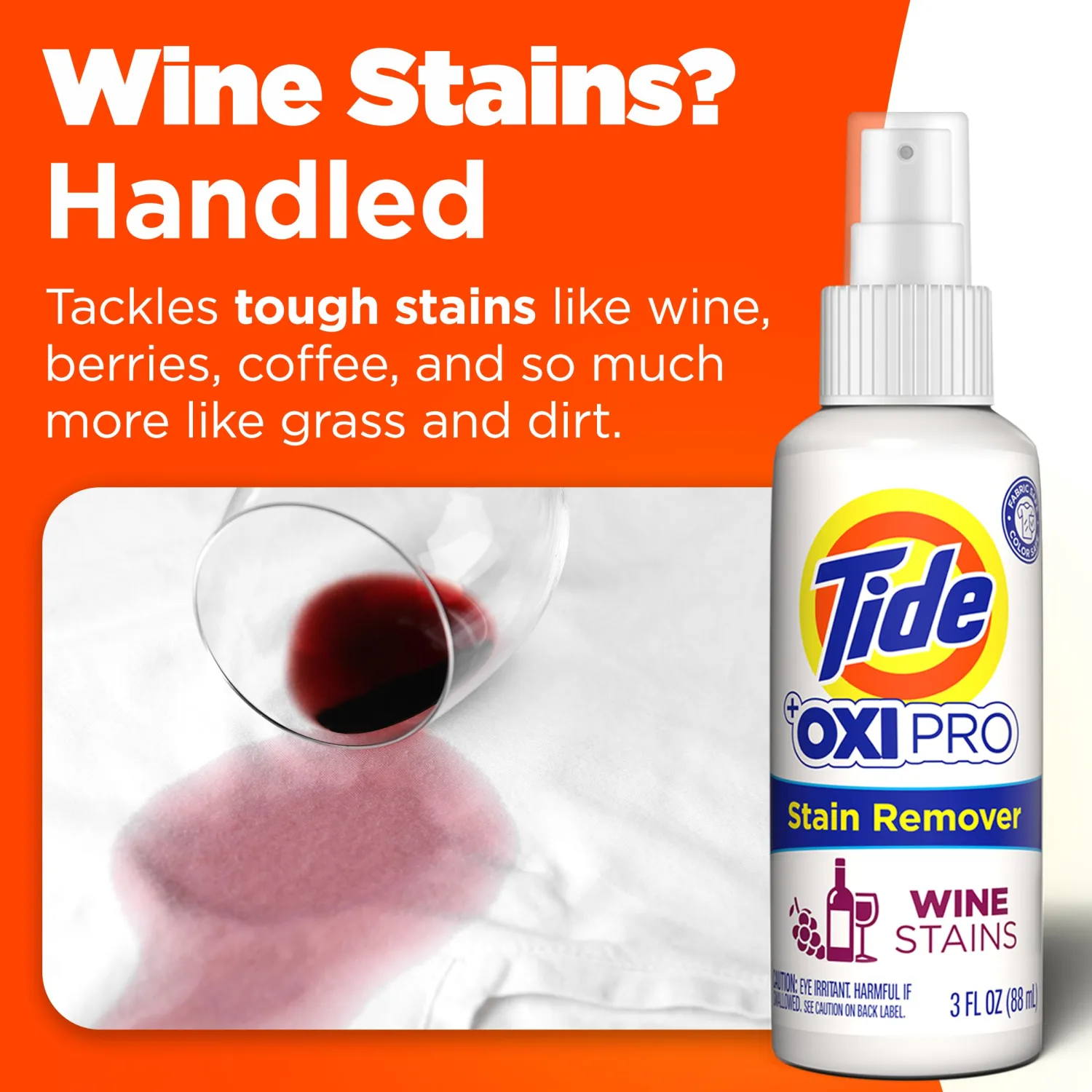 Tide Laundry Stain Remover Ultimate Stain Pack - Wine Stain Remover (3 Pack)