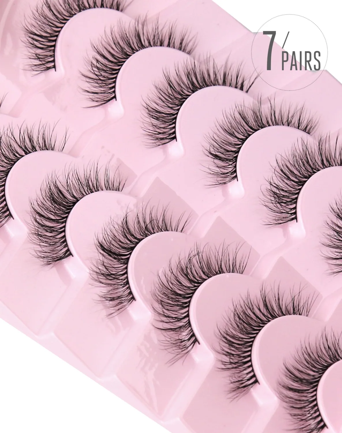 Onlyall Lashes Wispy False Eyelashes Mink Lashes Natural Look Eyelashes Wispy Fake Eyelashes Natural Lashes Fake Eye Lashes 12mm Lashes D23