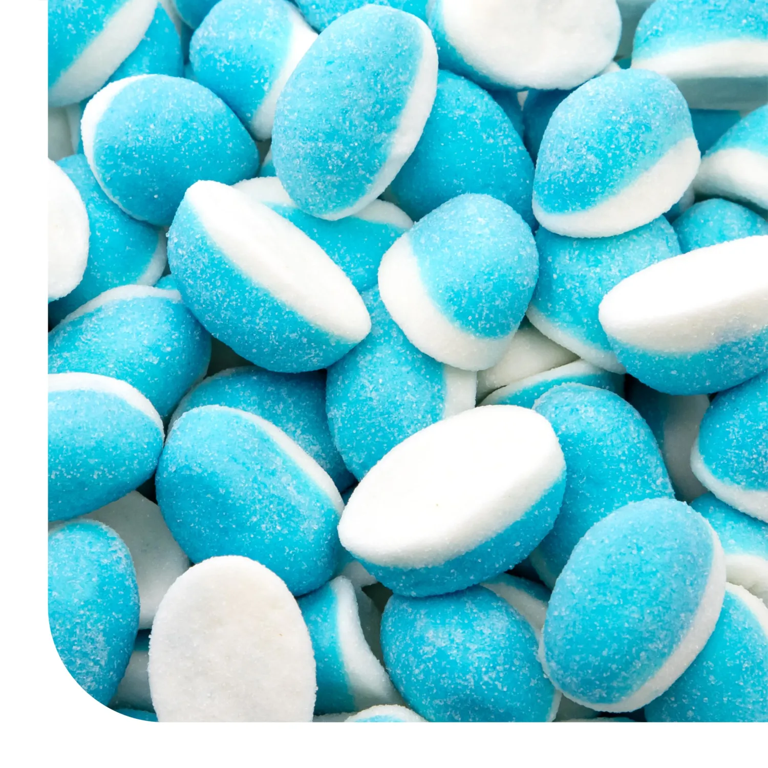 Blue Raspberry Puffs - 1 Pound Pack - Gummy Candy - Soft Blue Candy for Baby Showers, Gifting, Buffets & Dessert Decorating - Gender Reveal Gummies