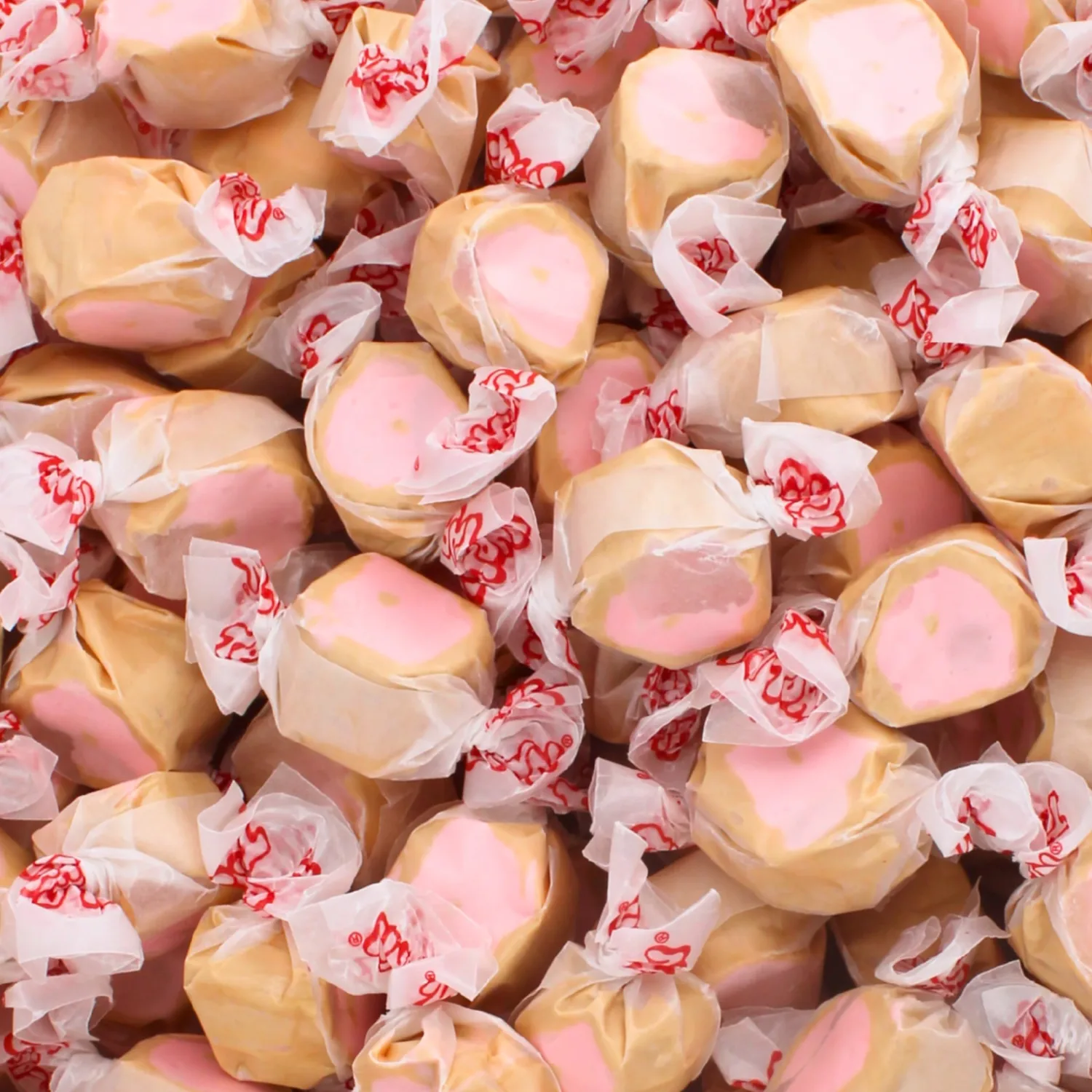 Glazed Donut Salt Water Taffy - Individually Wrapped Assorted Flavors - Old Fashion Saltwater Taffy Candy Bulk (1 Pound)