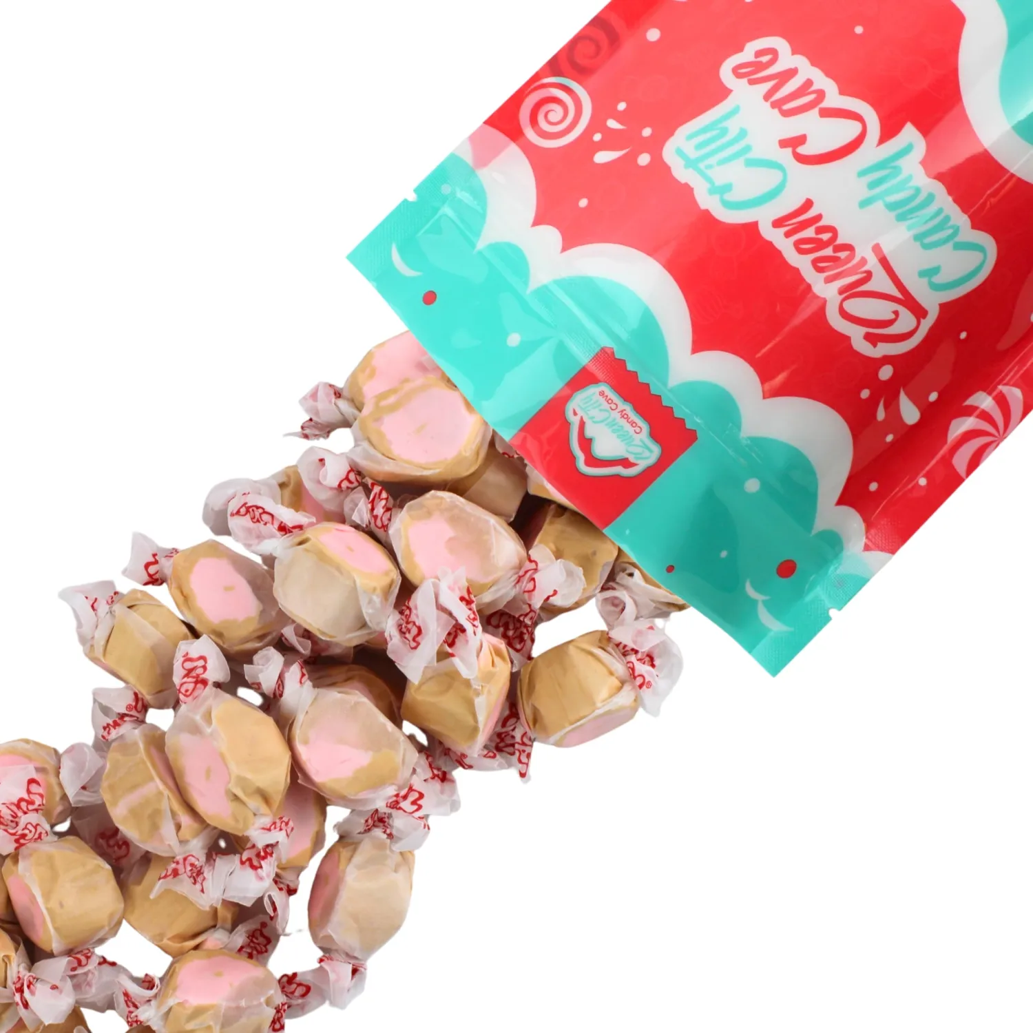 Glazed Donut Salt Water Taffy - Individually Wrapped Assorted Flavors - Old Fashion Saltwater Taffy Candy Bulk (1 Pound)