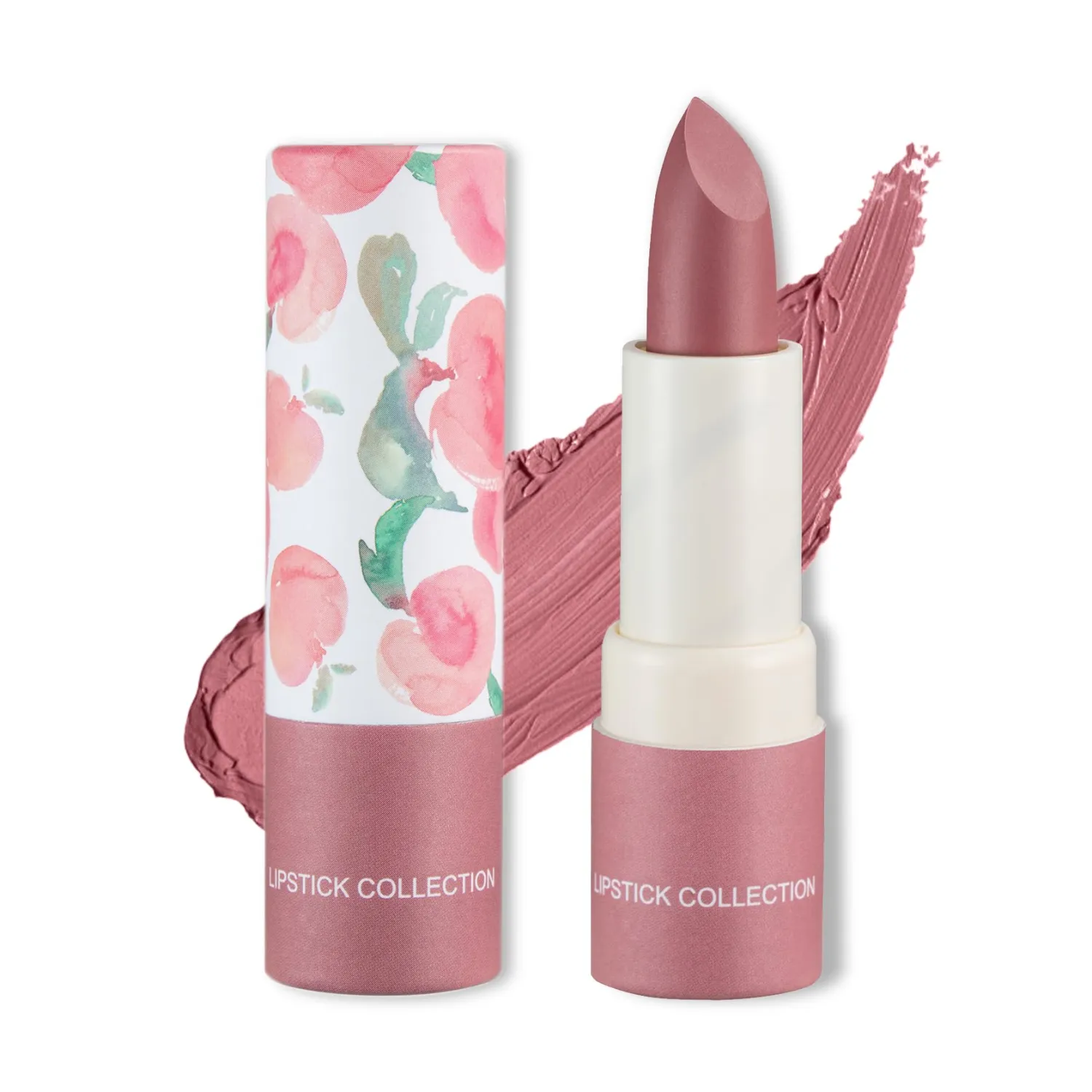 Matte Nude Lipstick Silky Velvet Lip Gloss Nude Lip Stain Paper Tube Lipsticks Non-Stick Cup, Waterproof Long Lasting Matte Lipstick for Women Daily Professional Lip Makeup-03 Pink