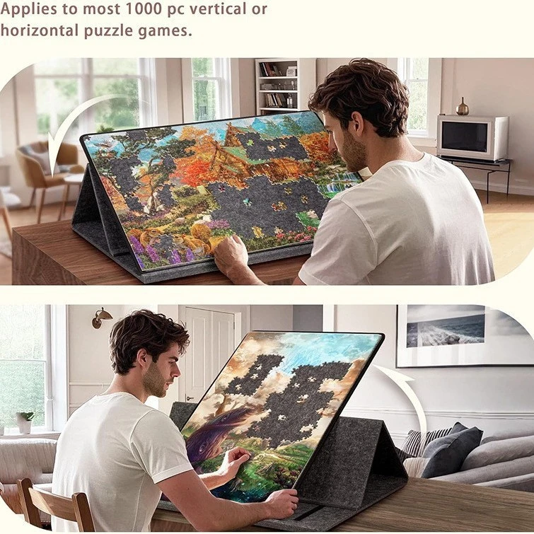 Cross-border Exclusive With Stand And Lid, Sorting And Folding Puzzle Board