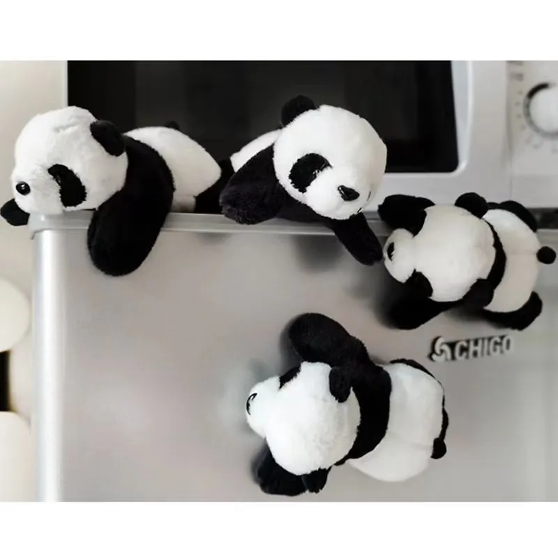Panda Plush Fridge Magnet Little Panda Magnetic Sticker