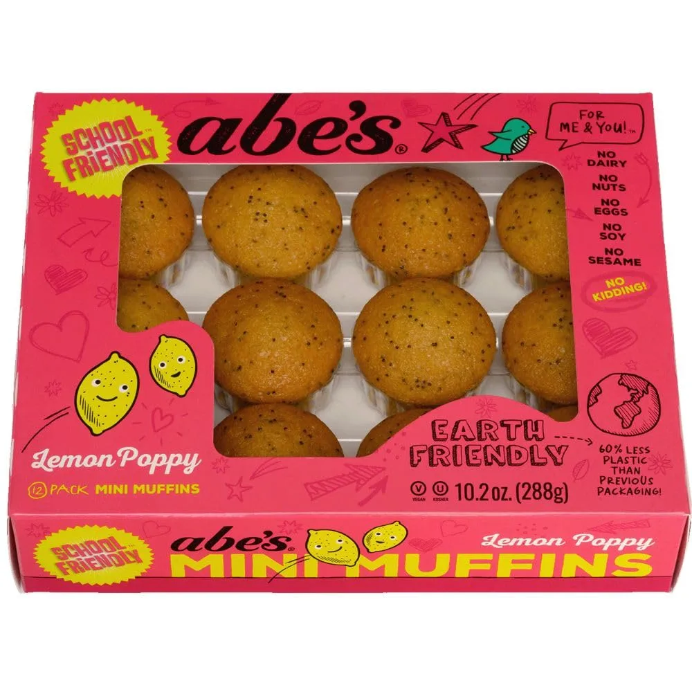 Abe's, Lemon Poppy Mini Muffins (12 Count)