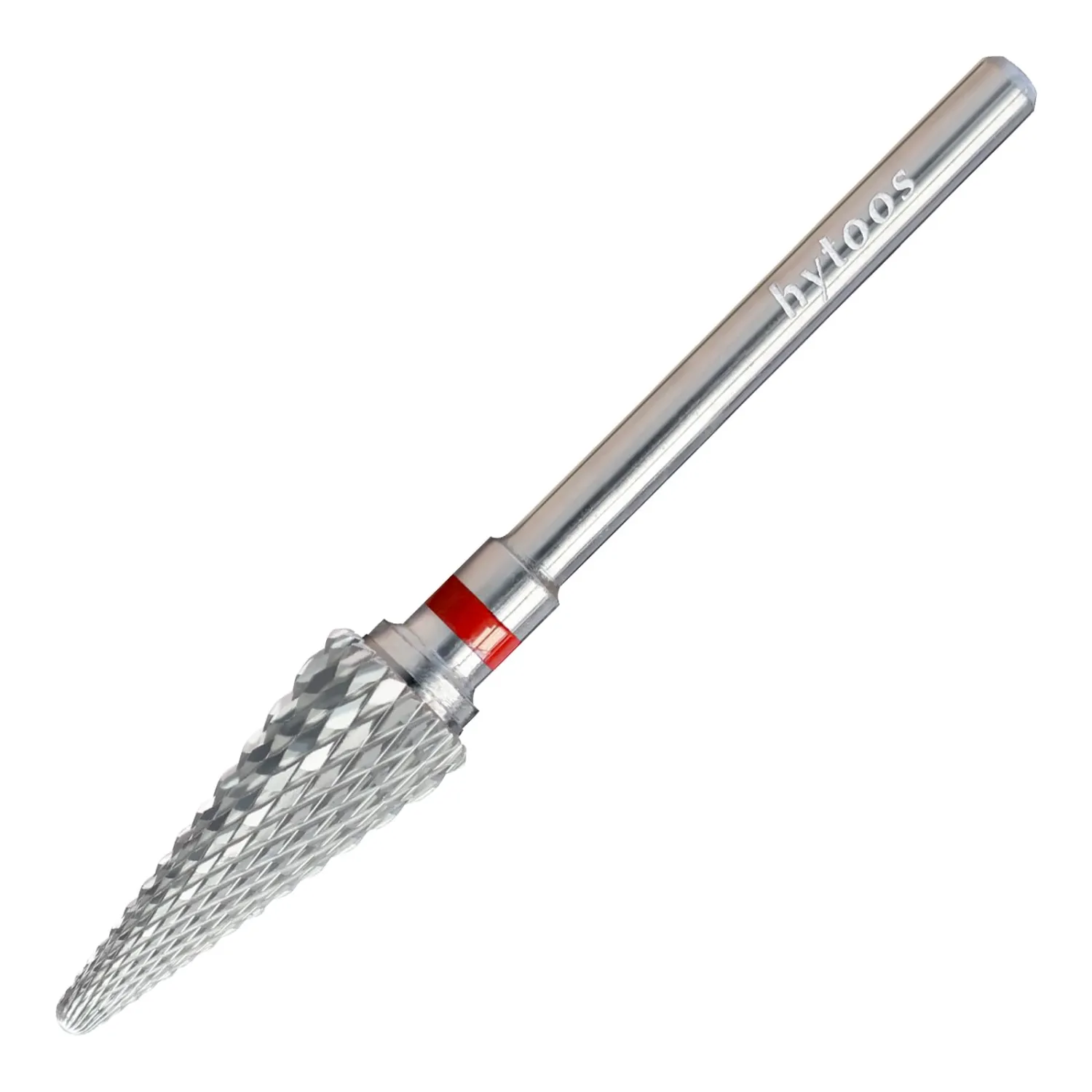 Cone Nail Drill Bits, Fine 15mm Taper Carbide Bit, Right-Way Dust Proof Drill Bits for Nails, Short Shank, Manicure Soft Gel Polish Cuticle Clean Removal Tools, F