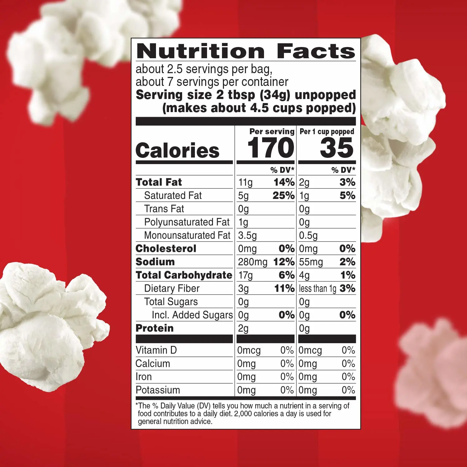 Orville Redenbacher's Microwave Popcorn, Old Fashioned Tender Flavor, 2g Fiber Per Serving, 3.28 oz., 3-Count