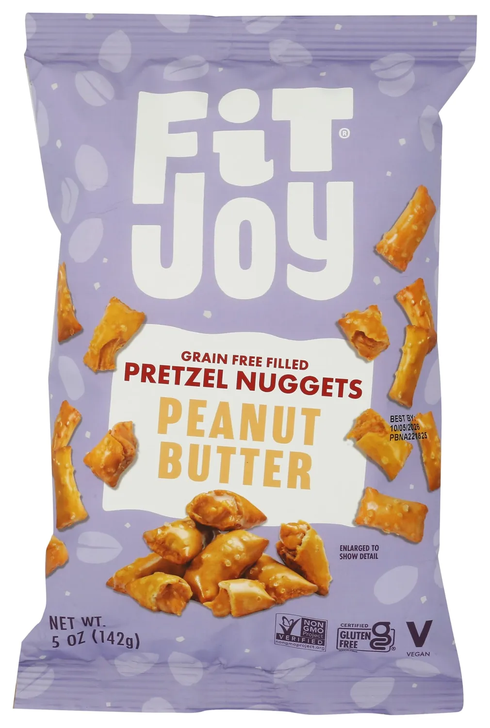 Fitjoy Pretzel Nggts Pb Fill Gluten Free, 5 oz