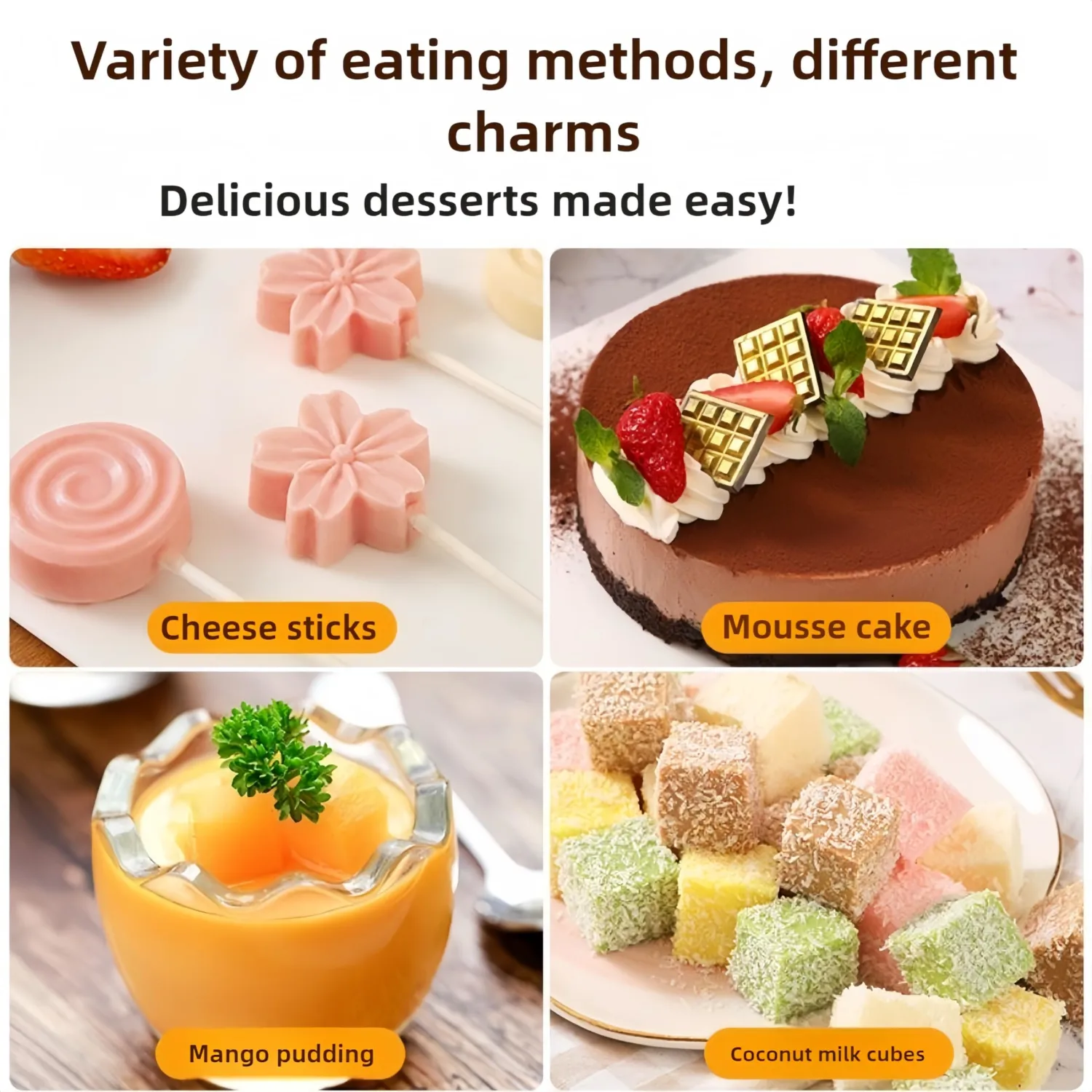 Jili Ding slices, edible fish gelatin slices, gelatin powder, mousse cake ingredients, pudding jelly powder, homemade cheese stick, 0.88oz (5g * 5 slices) 吉利丁片(5g*5片）