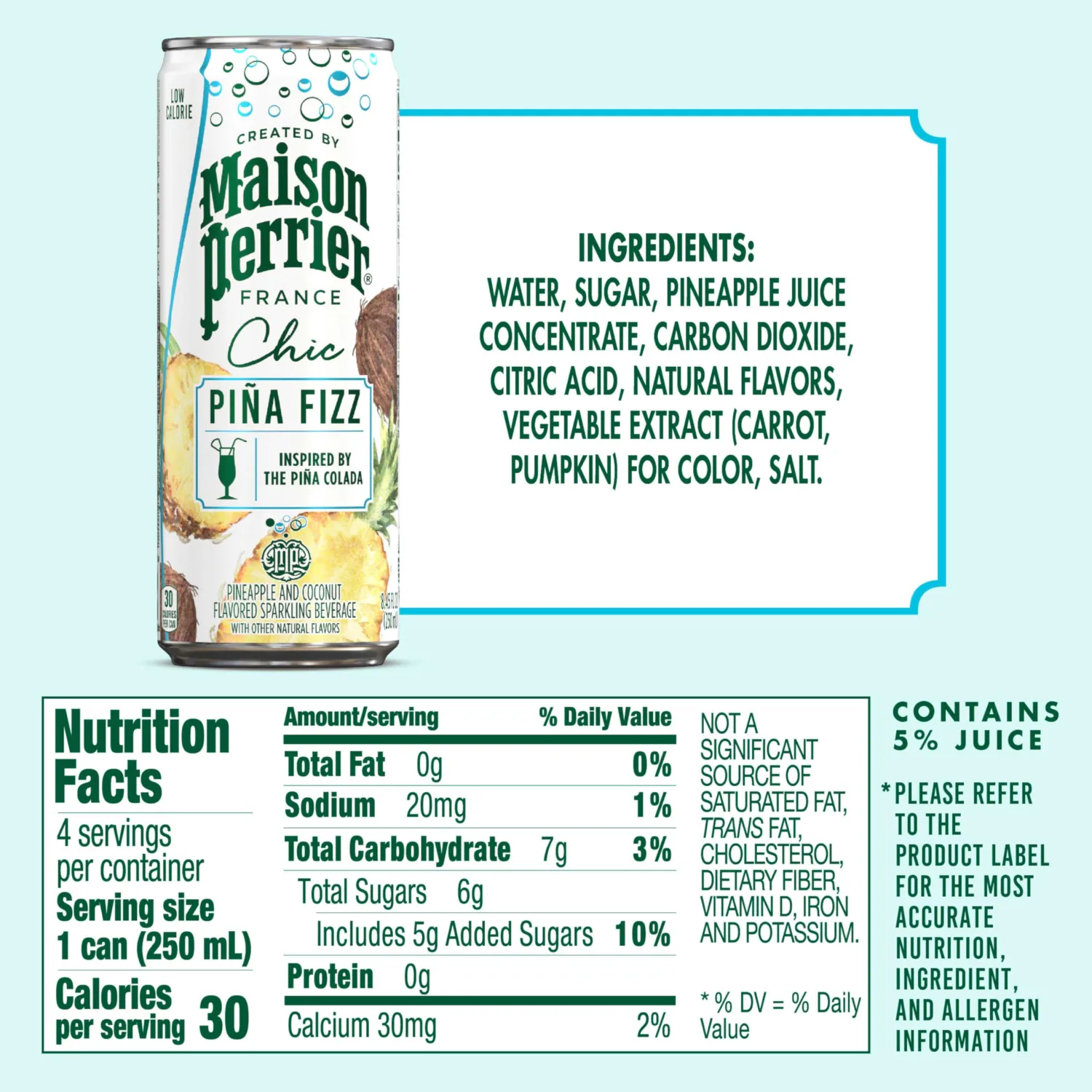 Maison Perrier, Pina Fizz, 8.45 Fl Oz