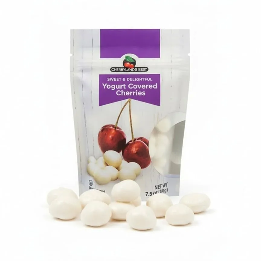 Cherryland's Best Yogurt Covered Cherries, 7.5 oz resealable bag