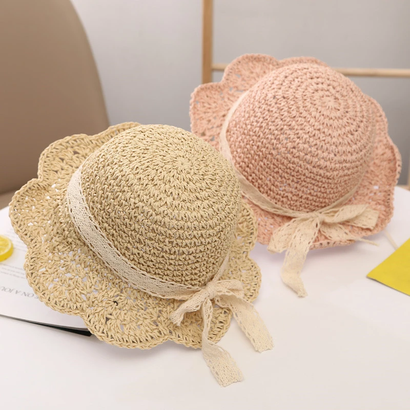 Summer Sunshade Big Brim Sun-proof Children's Straw Hat