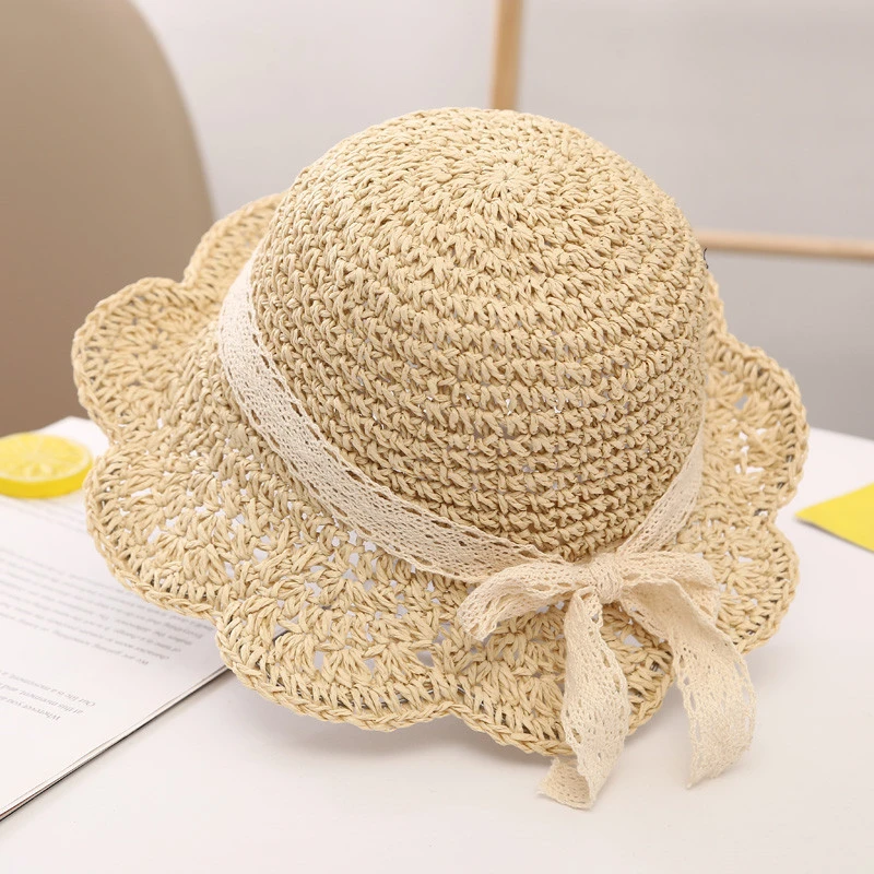 Summer Sunshade Big Brim Sun-proof Children's Straw Hat