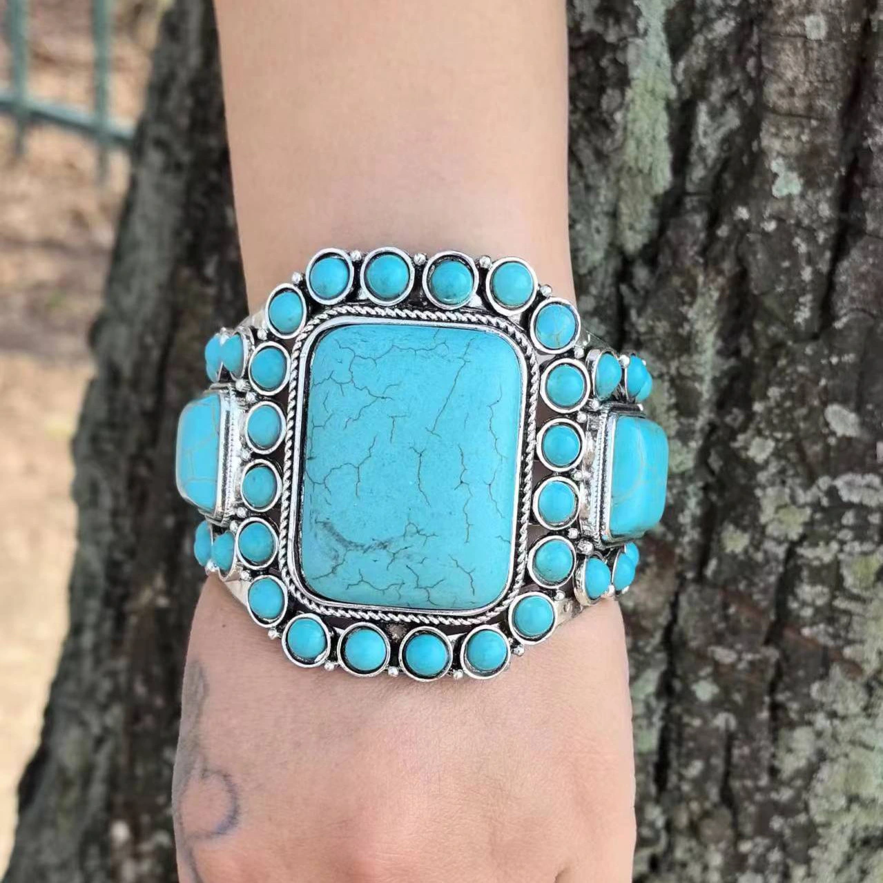 Retro Ethnic Bohemian Turquoise Bracelet