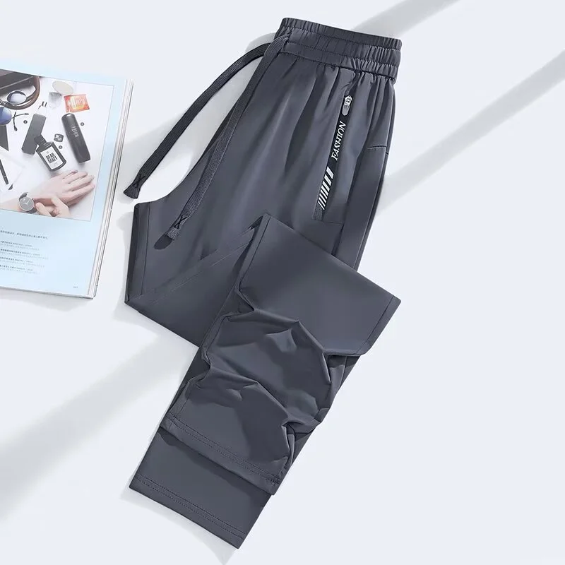 Quick-Drying Lightweight Loose-Fitting Anti-Mosquito Cool-Feel Casual Trousers