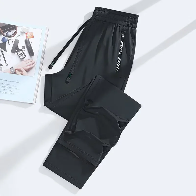 Quick-Drying Lightweight Loose-Fitting Anti-Mosquito Cool-Feel Casual Trousers