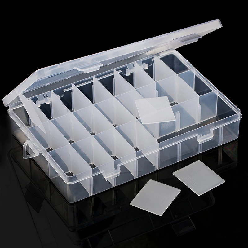 Simple Household Transparent Plastic Detachable Storage Box