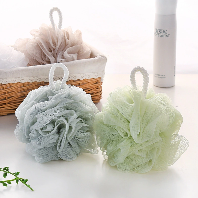 Simple, Solid-color Portable Bath Sponge