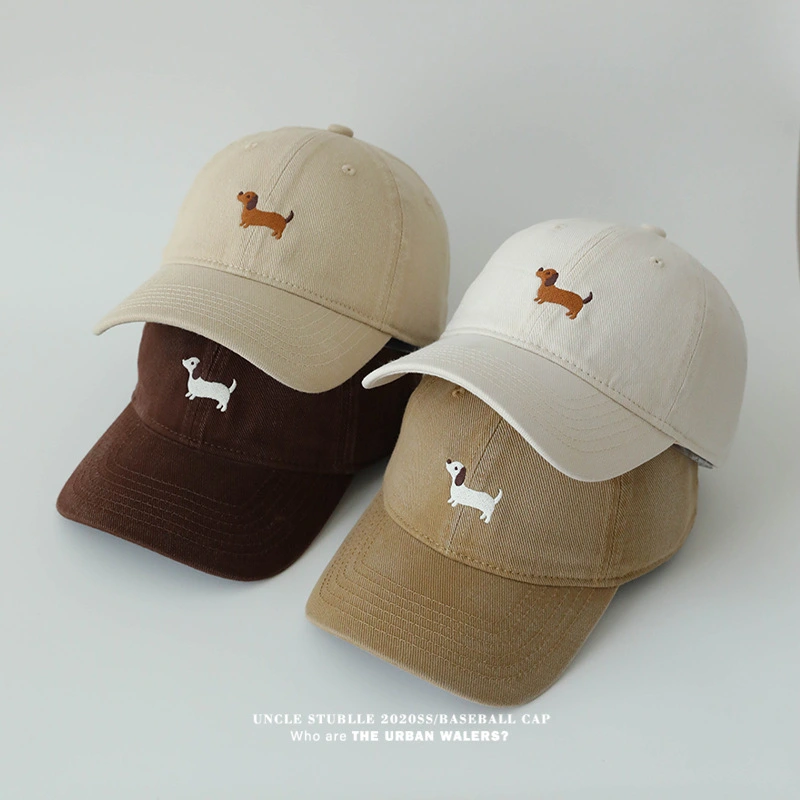 Dachshund Embroidered Baseball Cap For Women Versatile And Easy To Style