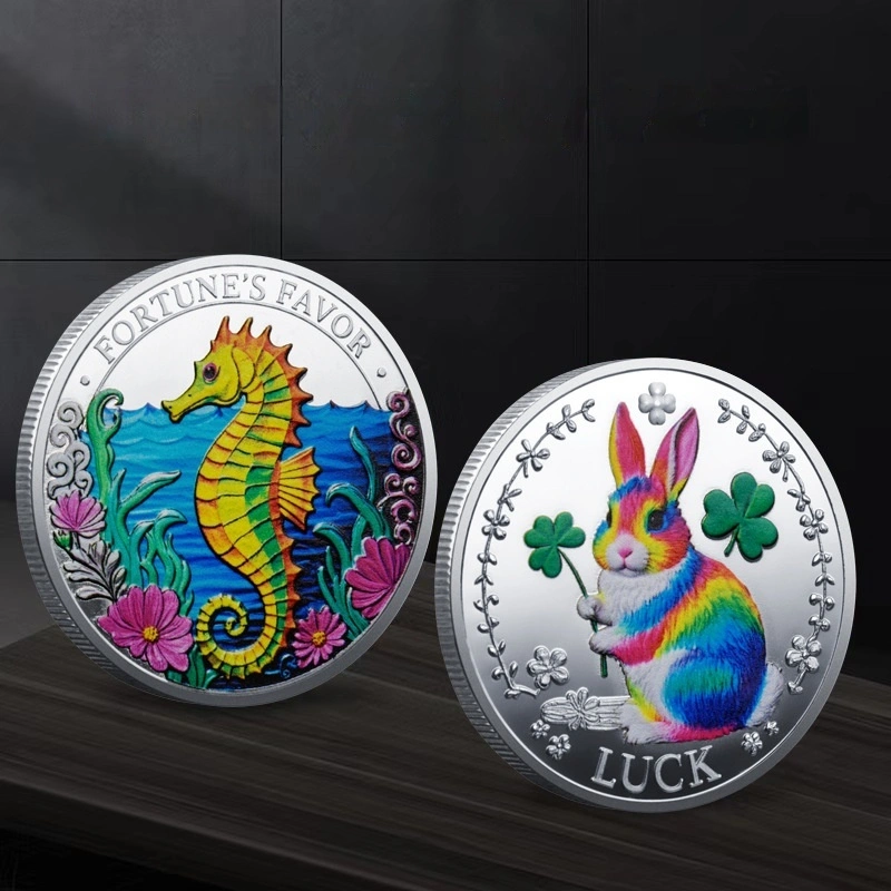 Three-dimensional Relief Color-printed Commemorative Coin