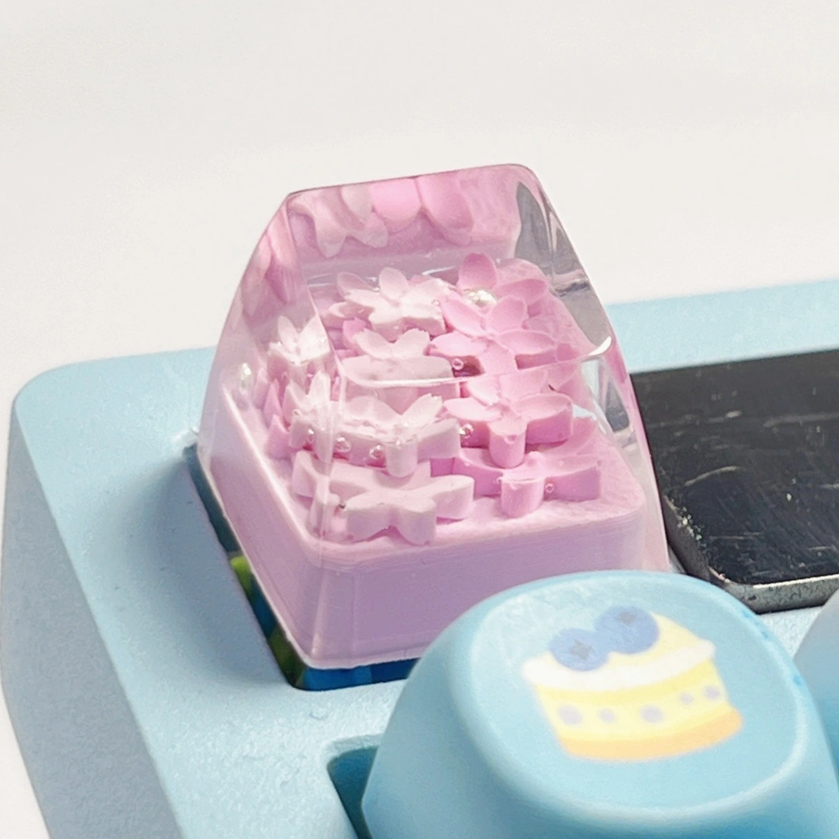 Personalized Cherry Blossom Keycaps For Mechanical Keyboards